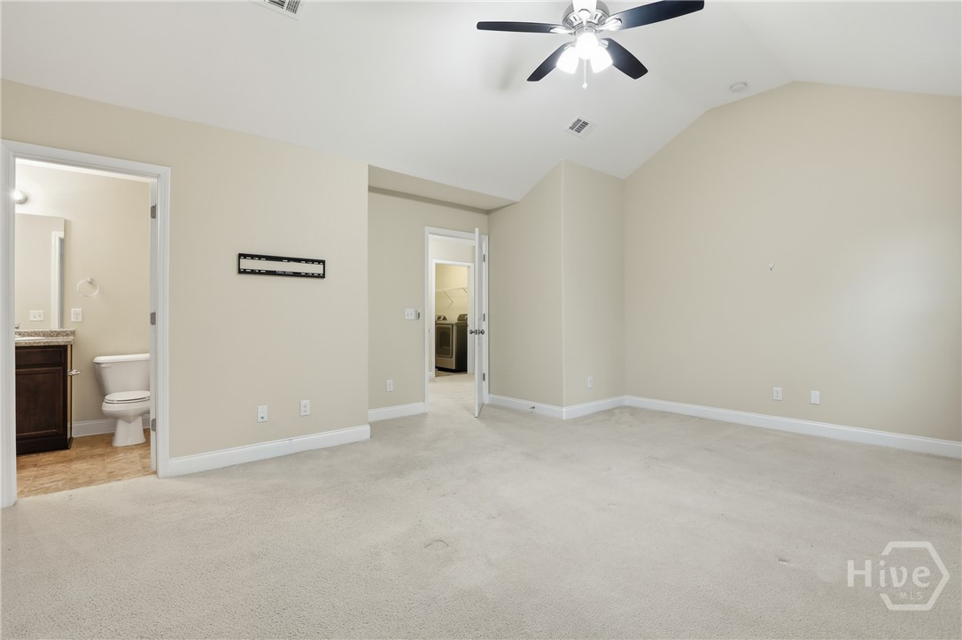25 Frank Edwards Road Ellabell, GA 31308 - Photo 15 of 31 Notice vaulted ceiling with fan