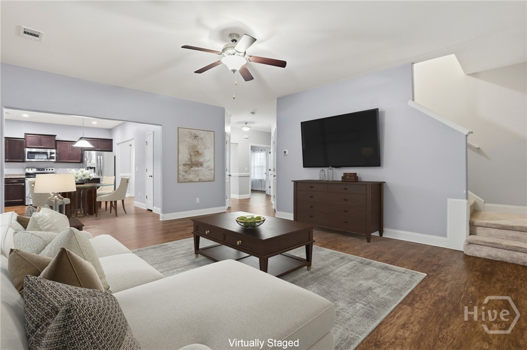 25 Frank Edwards Road Ellabell, GA 31308 - Photo 8 of 31 virtually staged great room