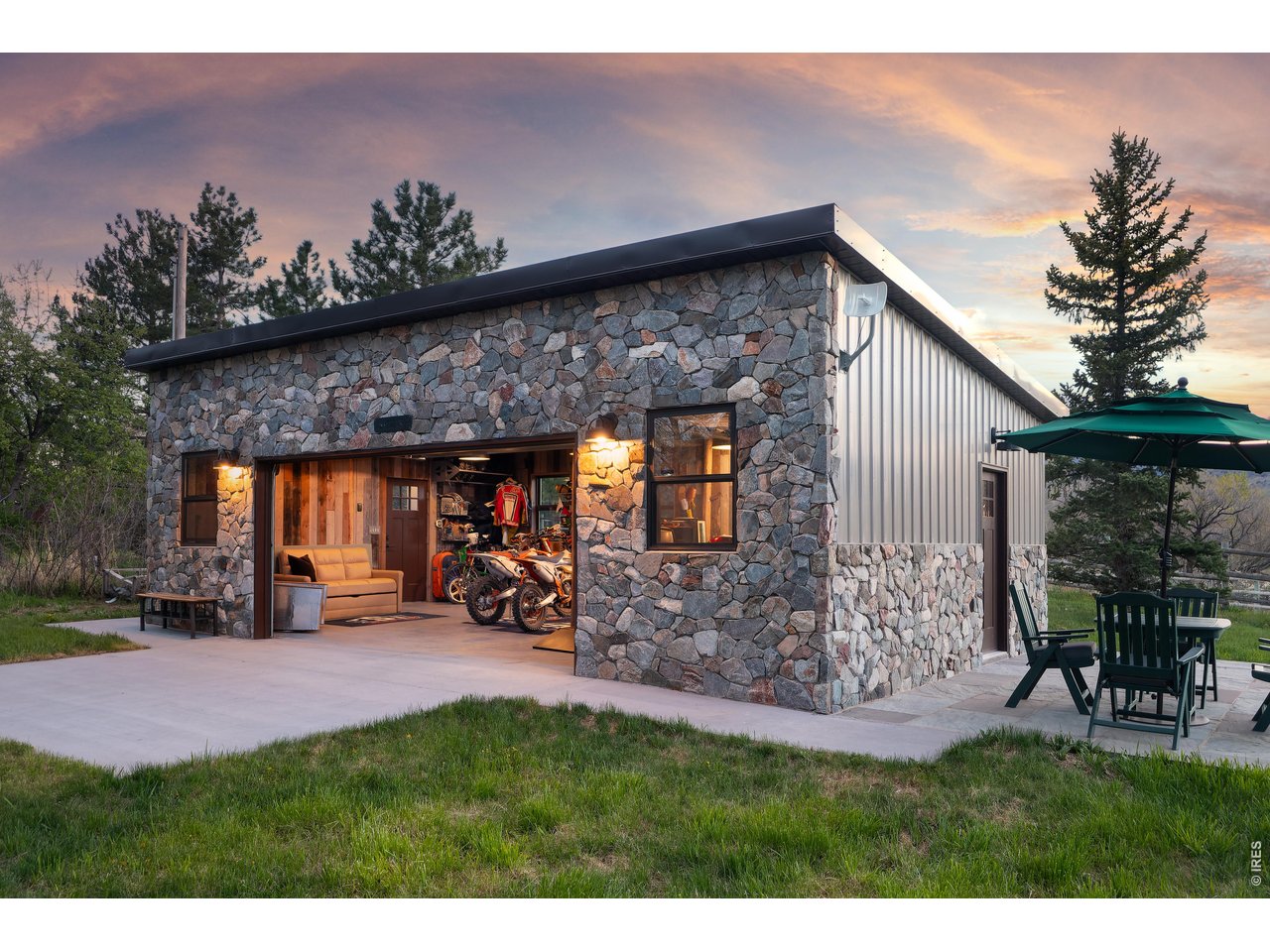 5575 St Vrain Road Longmont, CO 80503 - Photo 37 of 50 Moto shed w/ 2 car capacity. Built to allow for future installation of lifts along with an auxiliary electrical supply for addition of a pool/hot tub.