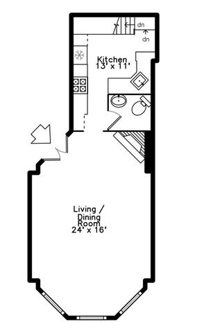 a picture of a park with a bench