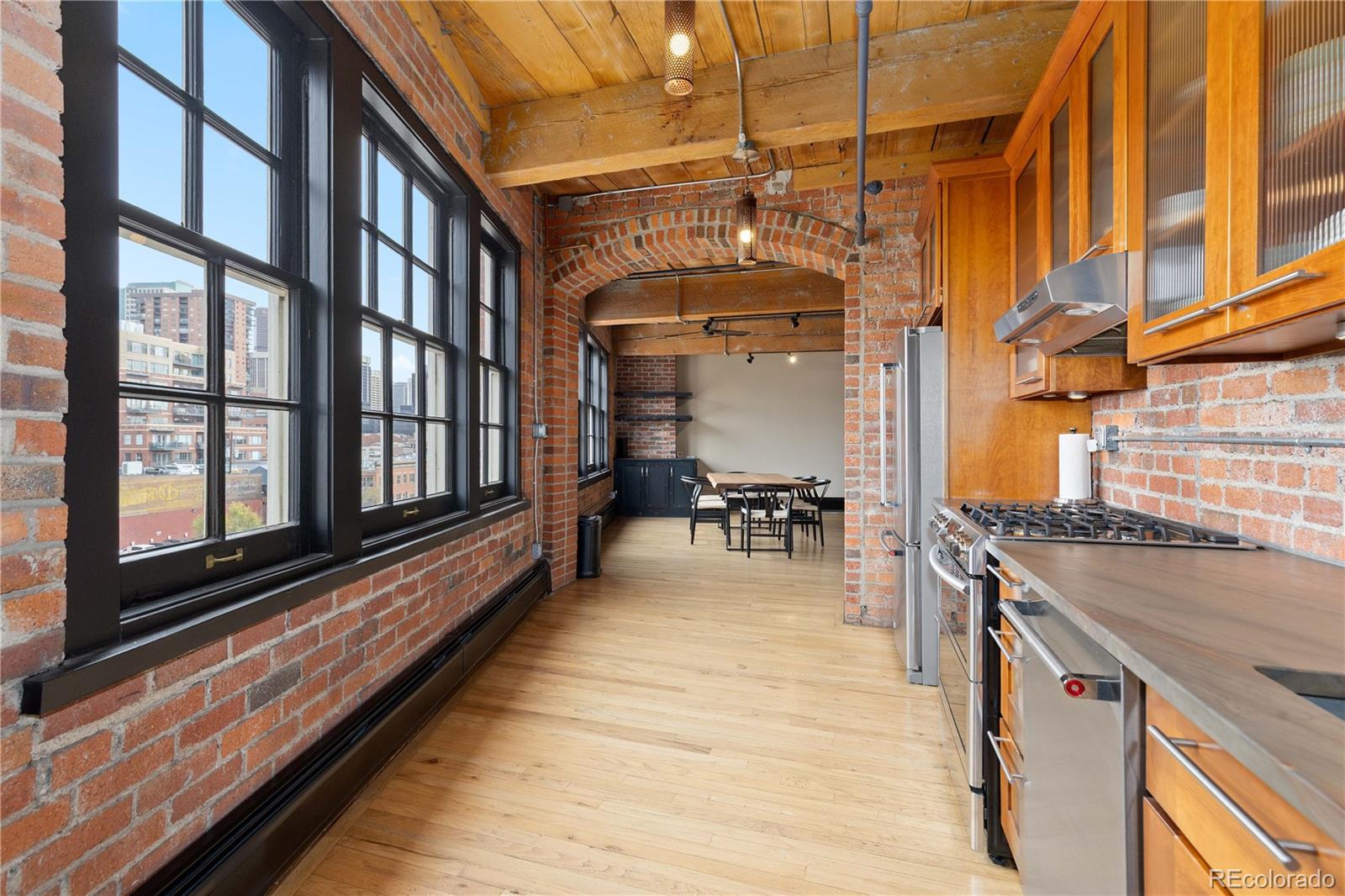 1616 14th Street, Unit 4A Denver, CO 80202 - Photo 19 of 43 a view of a living room and a balcony