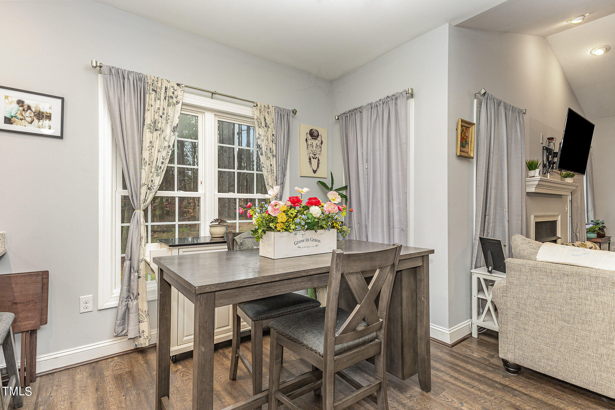 107 Piney Forest Road Roxboro, NC 27574 - Photo 7 of 27 a dining room with furniture and wooden floor