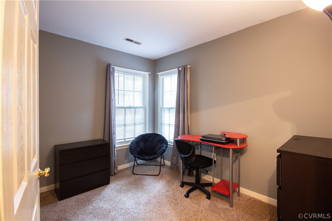 4908 Logswood Road Chesterfield, VA 23832 - Photo 16 of 19 BEDROOM 3 SPACIOUS ENOUGH FOR OFFICE OR BEDROOM