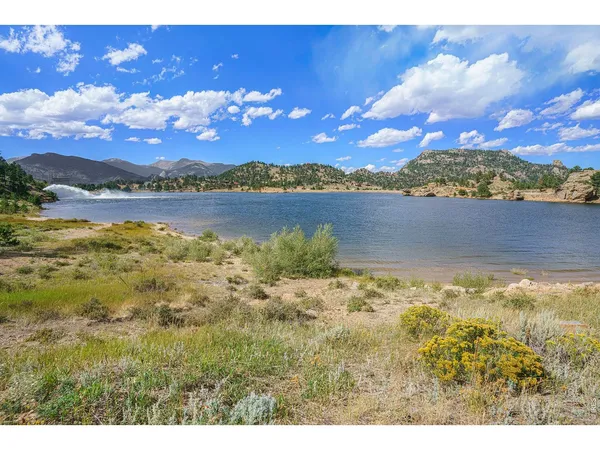 a view of city and mountain