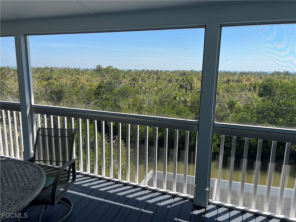 621 Rum Road Captiva, FL 33924 - Photo 15 of 50 a view of a balcony with chair