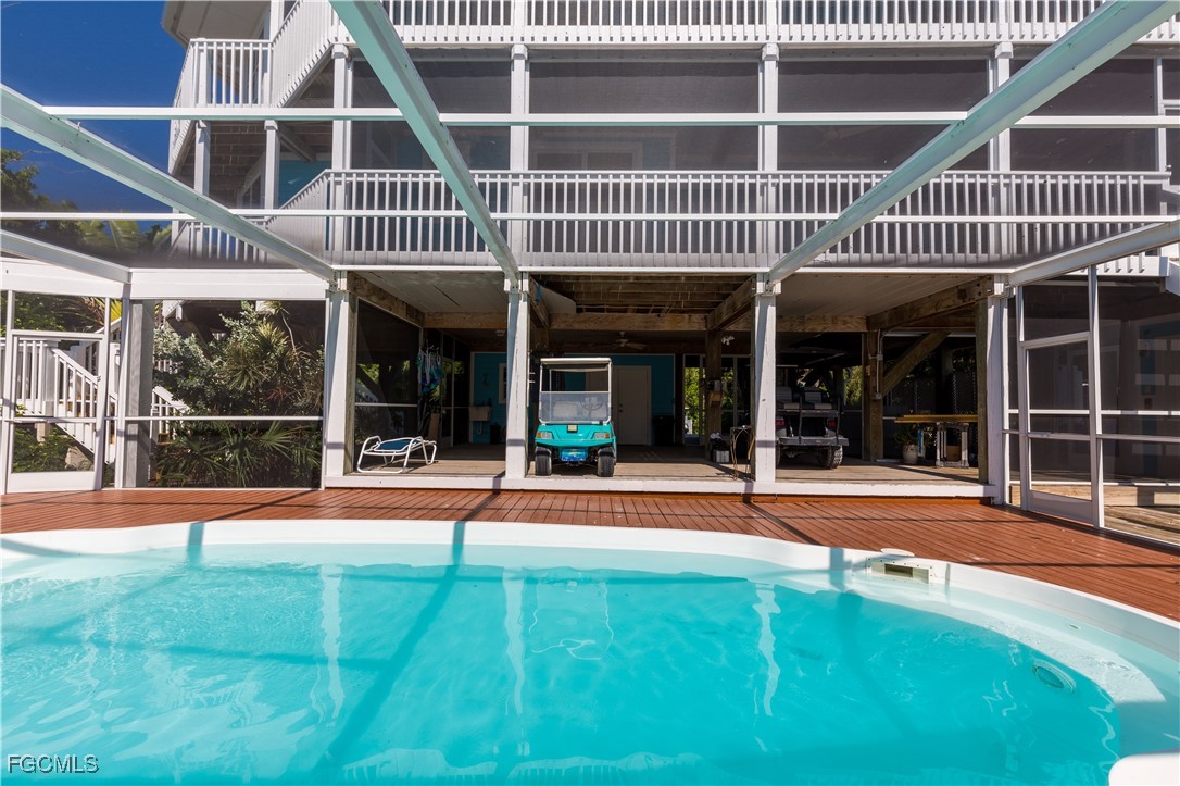 621 Rum Road Captiva, FL 33924 - Photo 36 of 50 a view of a lobby with a floor to ceiling window and a floor to ceiling window