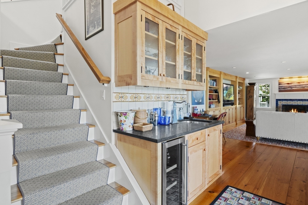 28 Bosworth Road Nantucket, MA 02554 - Photo 8 of 34 a view of entryway and hall with wooden floor