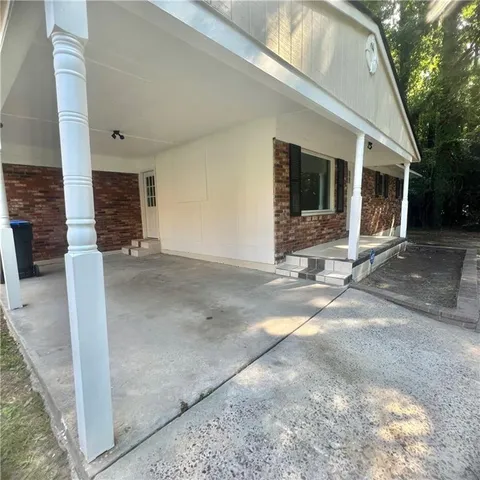 a view of a house with outdoor space