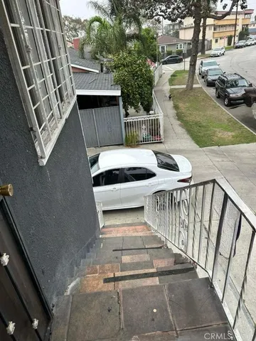a car parked in a parking space