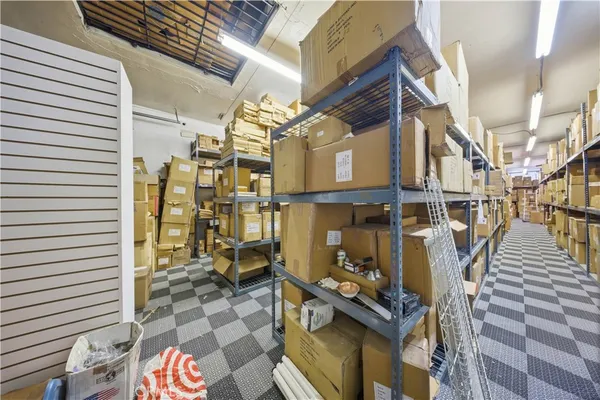 a view of a storage & utility room