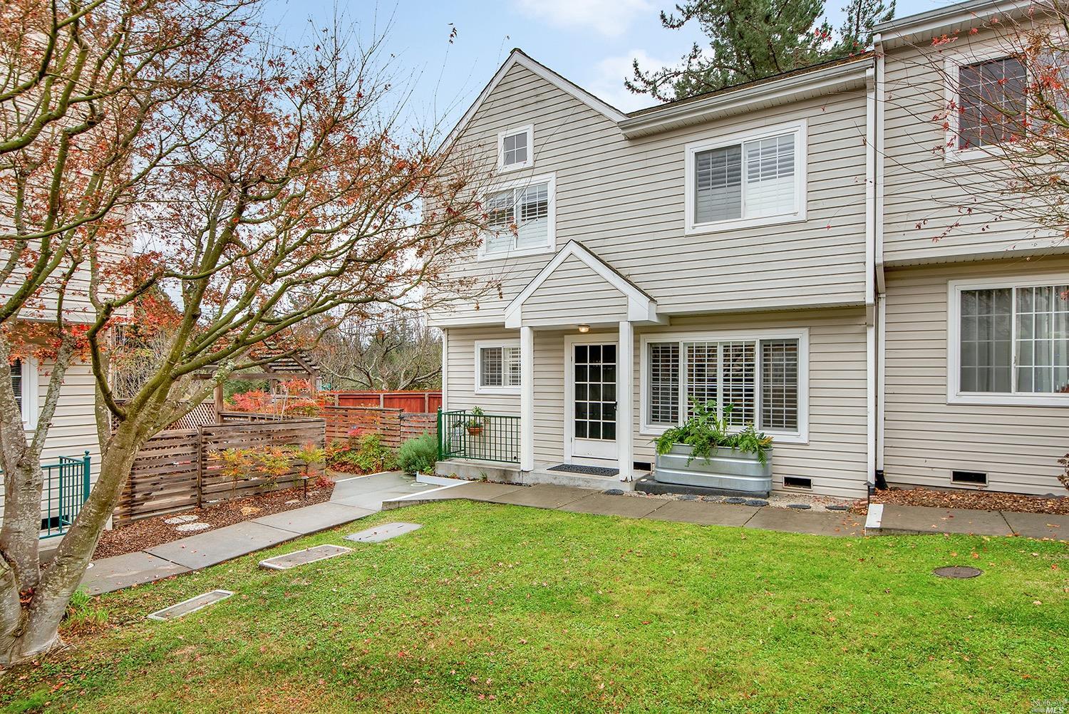 120 Golden Ridge Avenue Sebastopol, CA 95472 - Photo 1 of 1 Only 6 units in this complex. Nice green communal courtyard with trees.