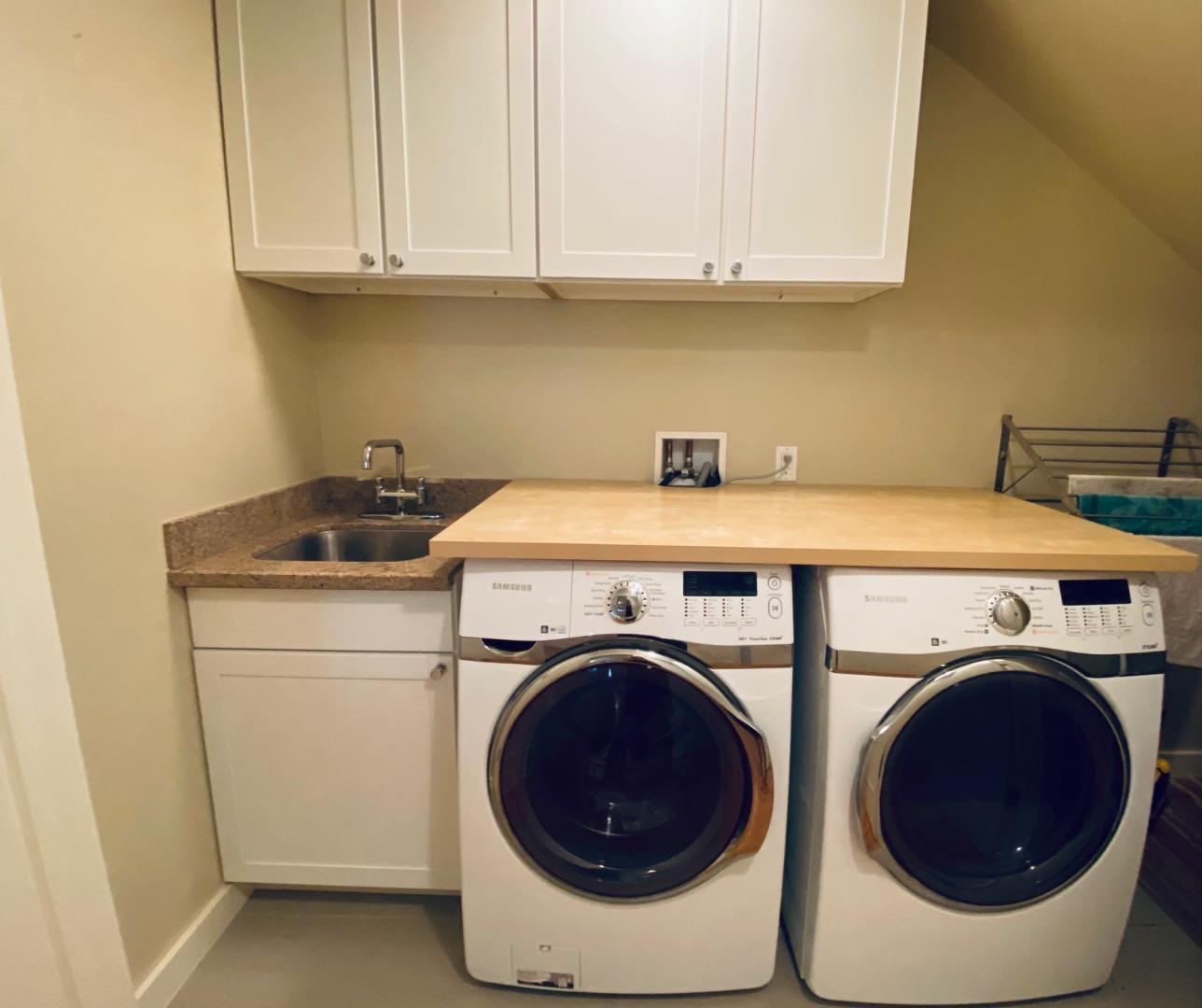 790 Patrol Road Woodside, CA 94062 - Photo 19 of 26 a utility room with dryer and washer