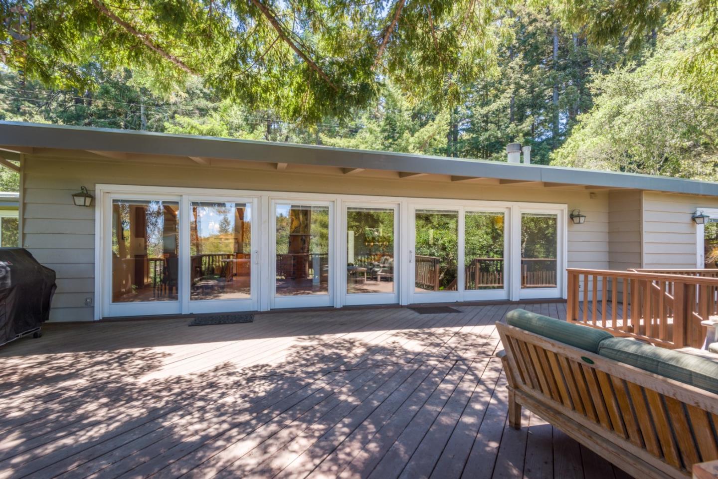 790 Patrol Road Woodside, CA 94062 - Photo 20 of 26 front view of a house with a large window