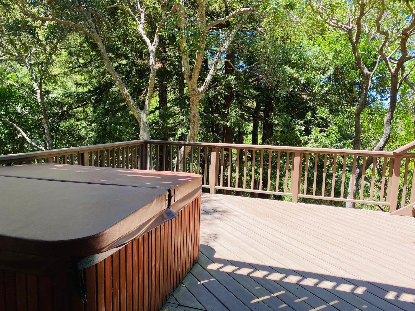 790 Patrol Road Woodside, CA 94062 - Photo 21 of 26 a view of balcony with wooden floor