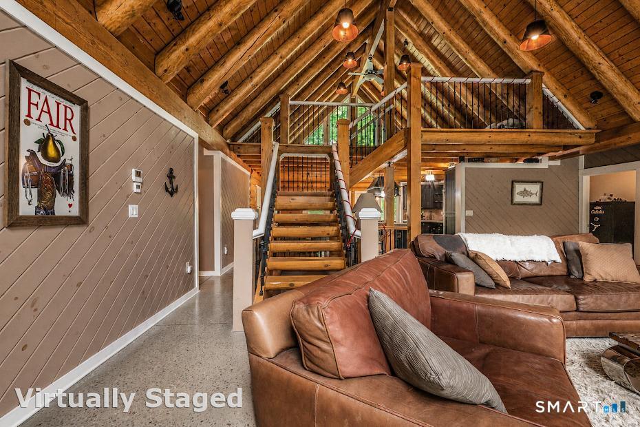 204 Old Blue Hills Road Durham, CT 06422 - Photo 5 of 23 Stairway to the loft