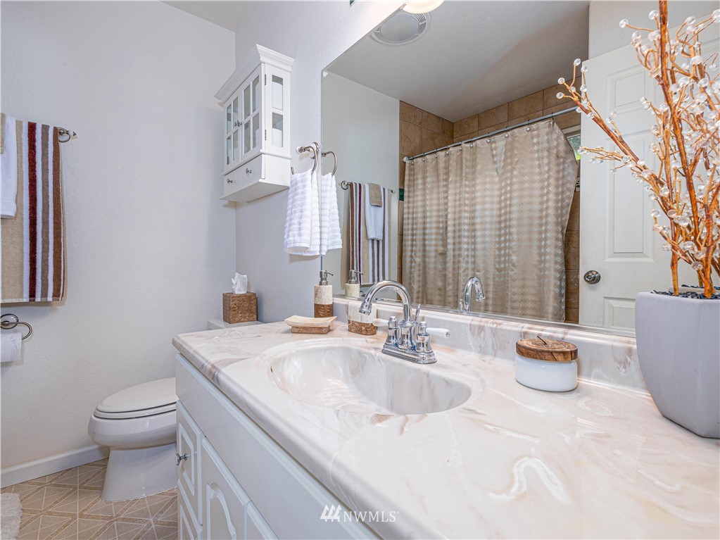 249 Coma Road Winlock, WA 98596 - Photo 19 of 38 a bathroom with a toilet sink and shower