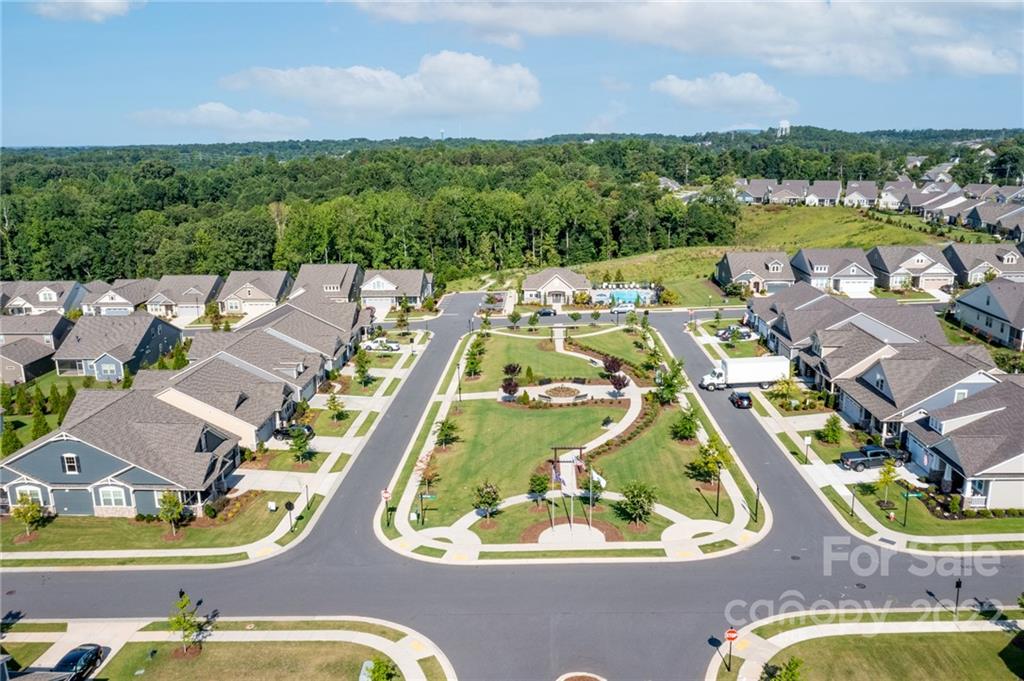 1213 Independence Street Tega Cay, SC 29708 - Photo 31 of 35 an aerial view of residential houses with outdoor space and swimming pool