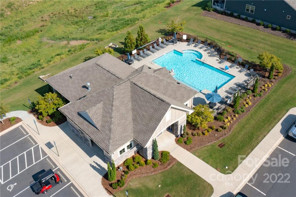 1213 Independence Street Tega Cay, SC 29708 - Photo 34 of 35 an aerial view of a house with a garden