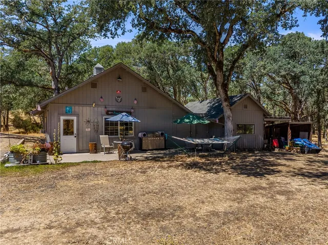 a view of outdoor space with seating area