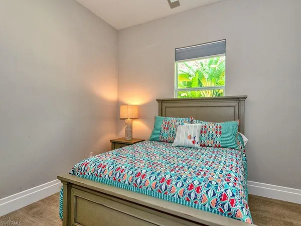 a view of kitchen with furniture and garden