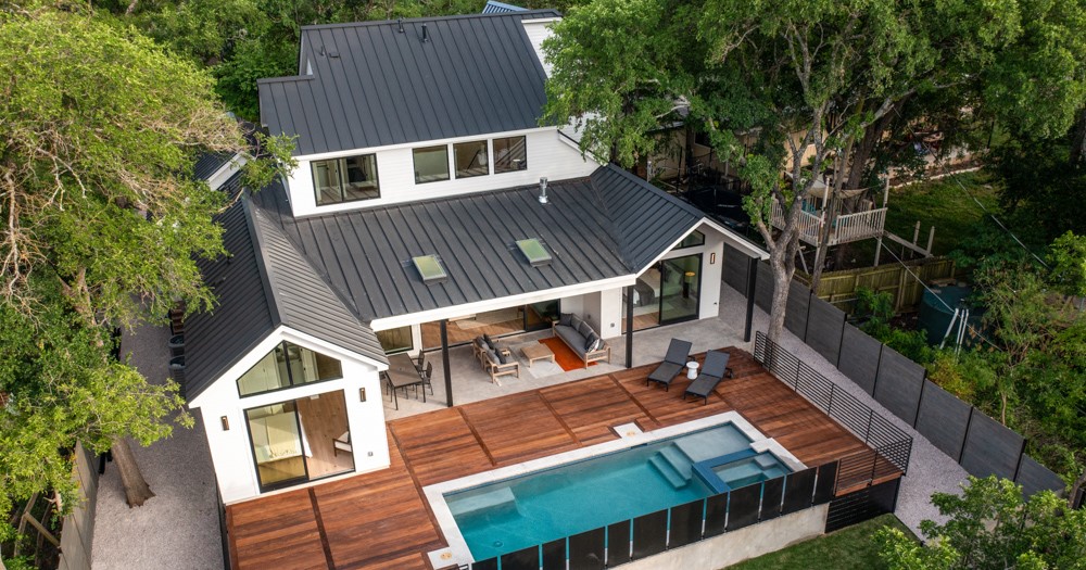 2802 Rae Dell Avenue Austin, TX 78704 - Photo 1 of 1 aerial view of house with yard
