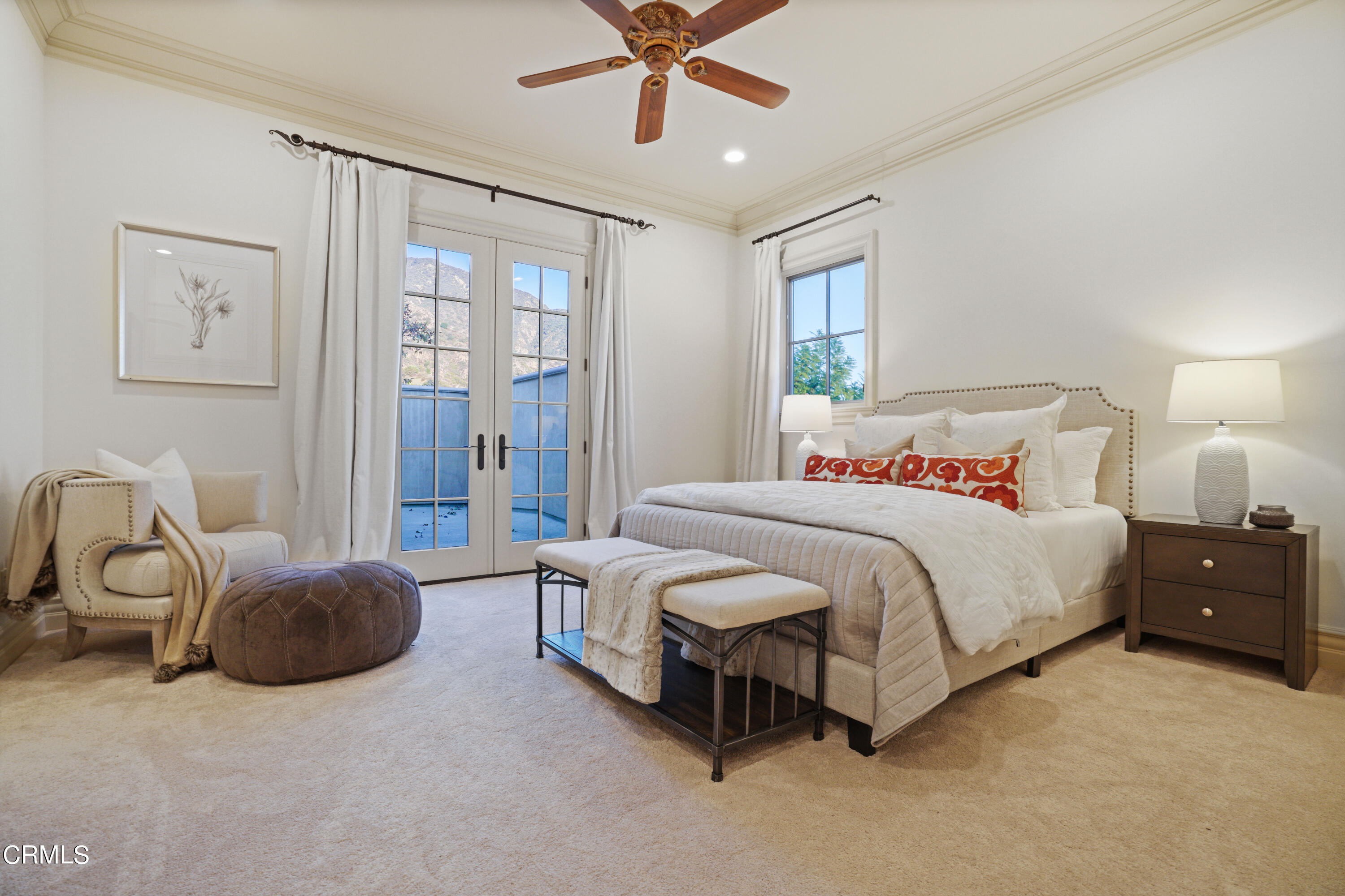 2323 Crystal Lane Pasadena, CA 91107 - Photo 52 of 72 a spacious bedroom with a bed and window