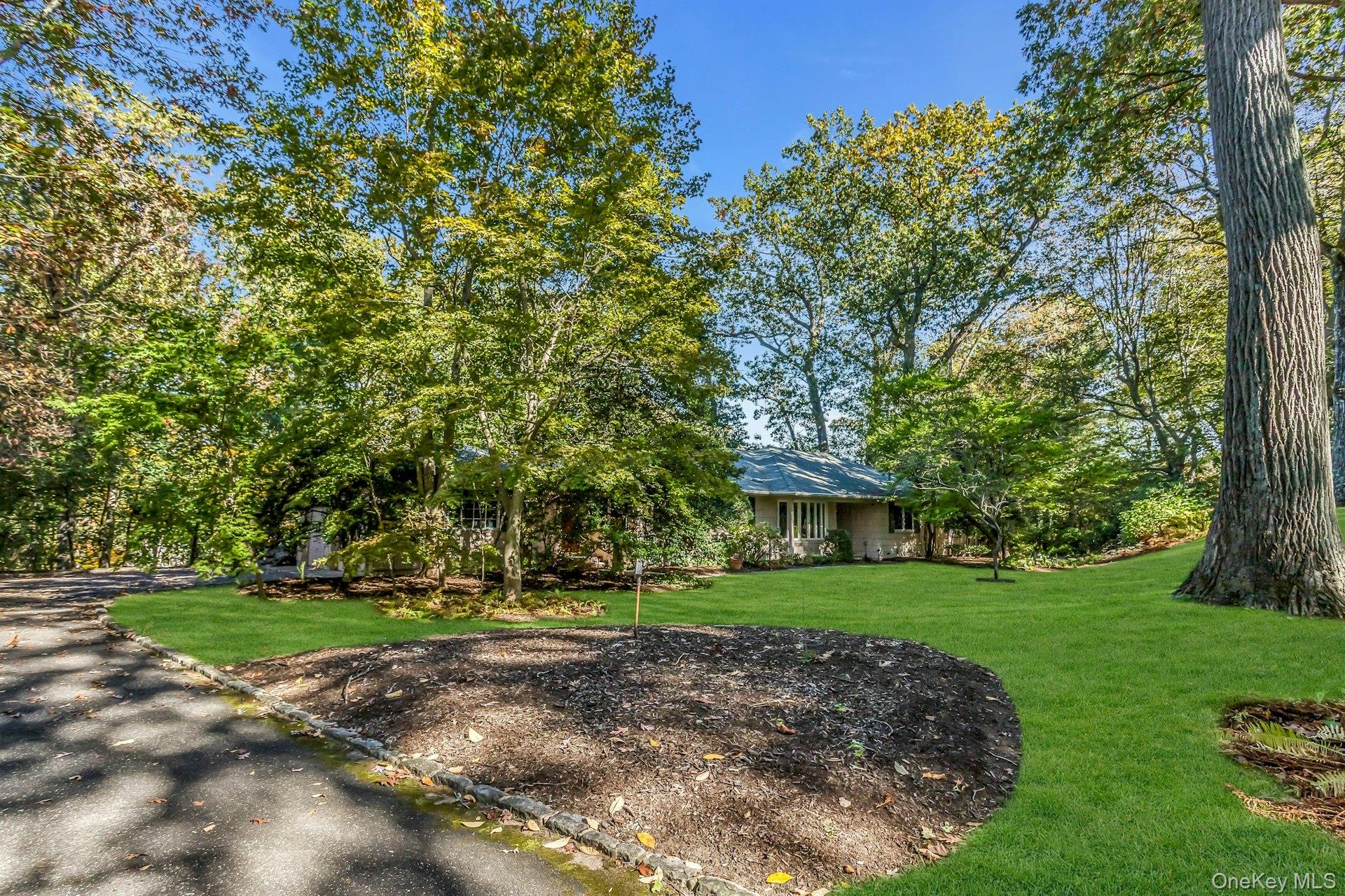 31 Knolls Lane Manhasset, NY 11030 - Photo 3 of 27 a view of a yard with plants and large trees
