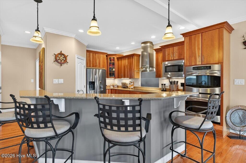 100 Lookout Ridge Cedar Point, NC 28584 - Photo 14 of 48 Kitchen Island