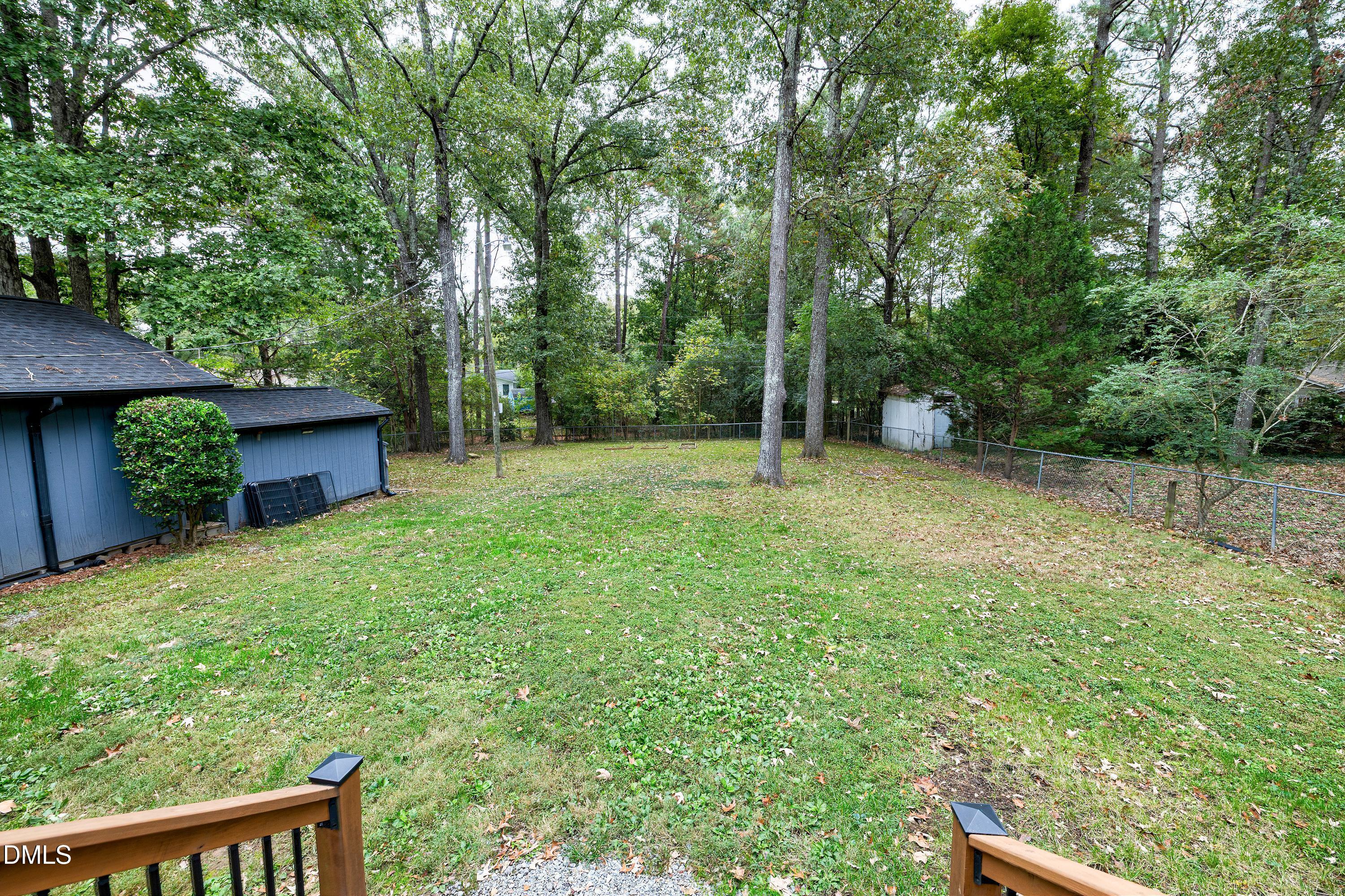 5817 Newhall Road Durham, NC 27713 - Photo 36 of 51 Huge yard with many old growth trees