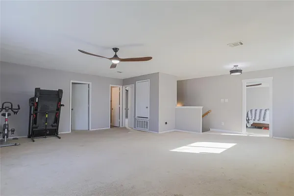 a view of an empty room