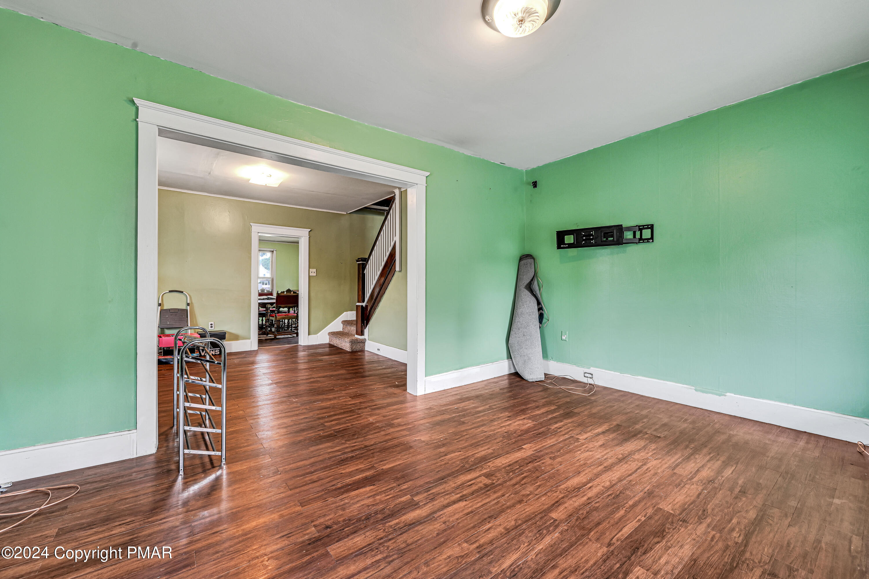 128 North West Street Williamstown, PA 17098 - Photo 5 of 23 a view of empty room with wooden floor