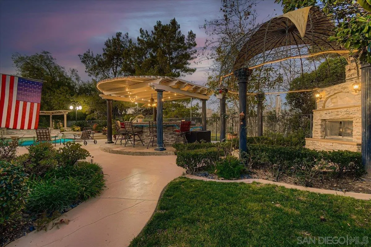 3349 Mendenaro Court Fallbrook, CA 92028 - Photo 33 of 34 a view of a street with sitting area