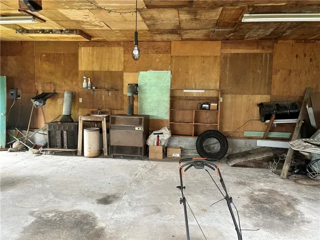 a view of car garage