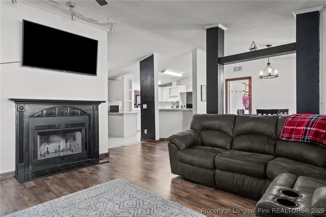 a room with toys and wooden floor
