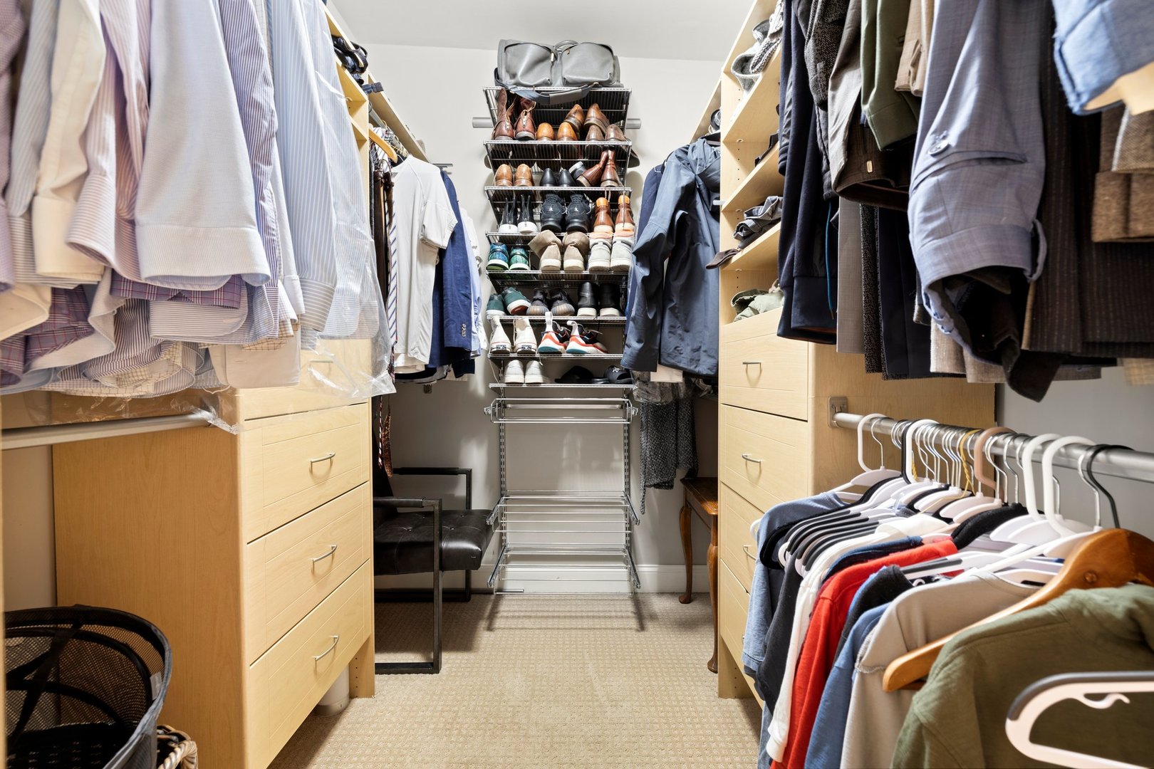 203 South Sangamon Street, Unit 306 Chicago, IL 60607 - Photo 19 of 30 a view of walk in closet with clothes and shoes