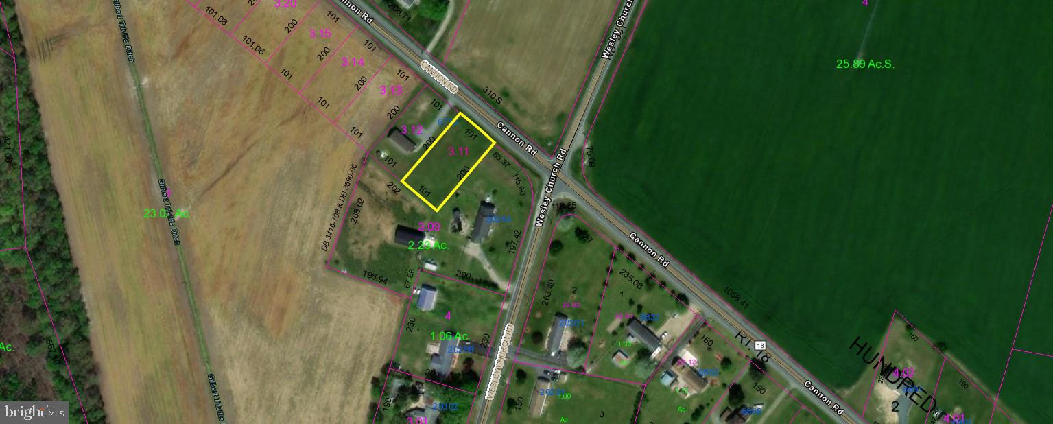 0 Cannon Road Seaford, DE 19973 - Photo 1 of 1 Photo courtesy of Susseex County Online Mapping