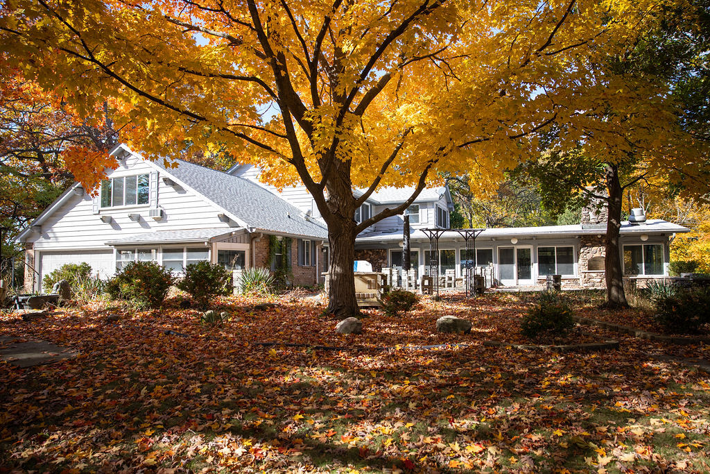 14930 West Wadsworth Road Wadsworth, IL 60083 - Photo 40 of 68 a front view of a house with a garden