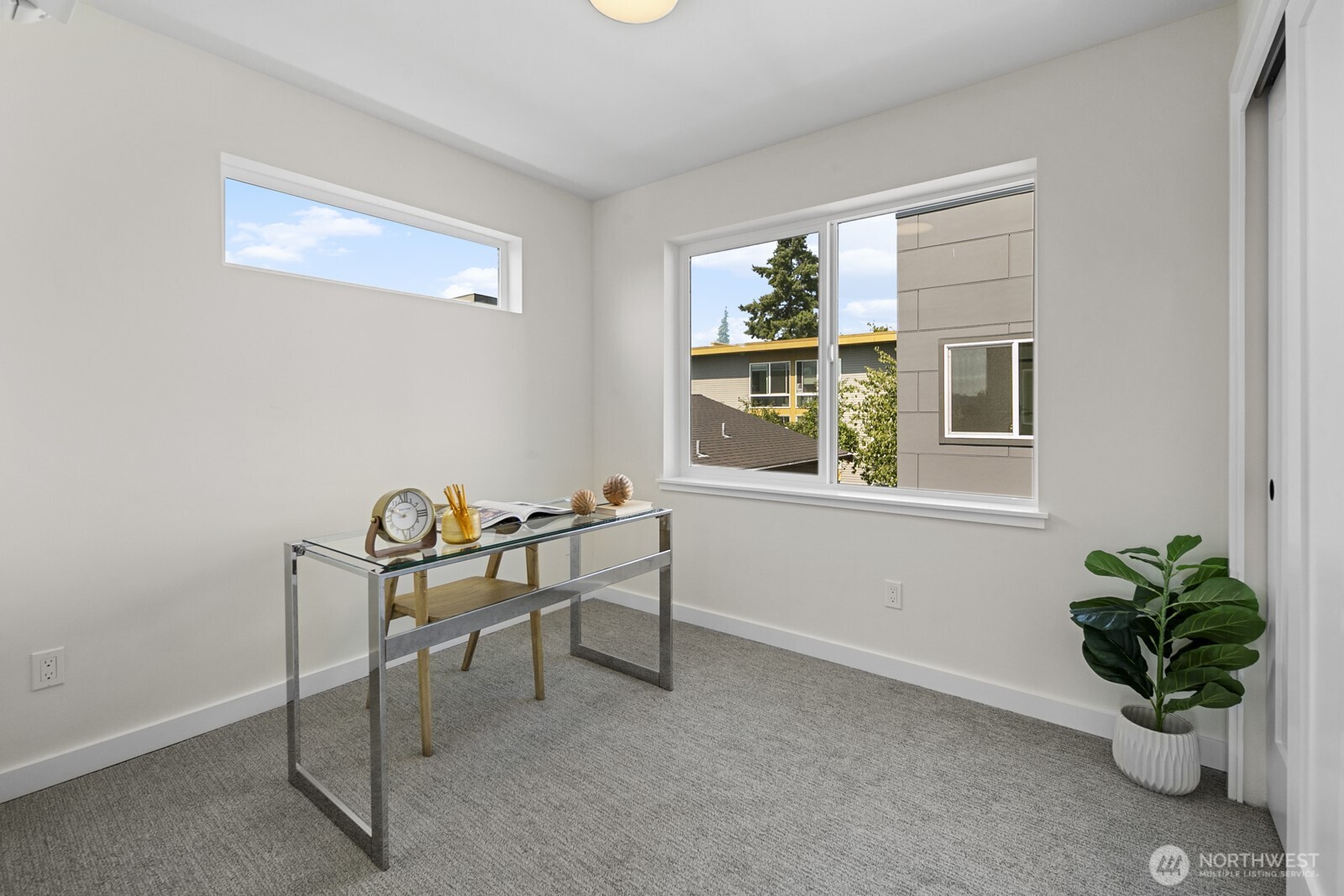 1748 Northwest 62nd Street Seattle, WA 98107 - Photo 21 of 33 a view of a workspace with a window