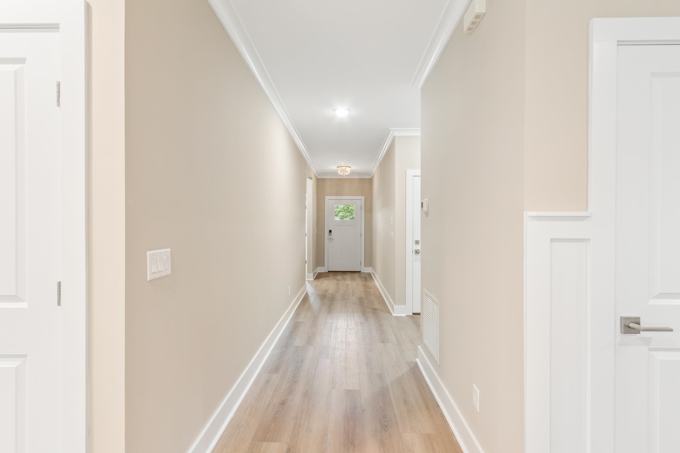 6334 Salado Road St. Augustine, FL 32080 - Photo 21 of 37 a view of a hallway with wooden floor