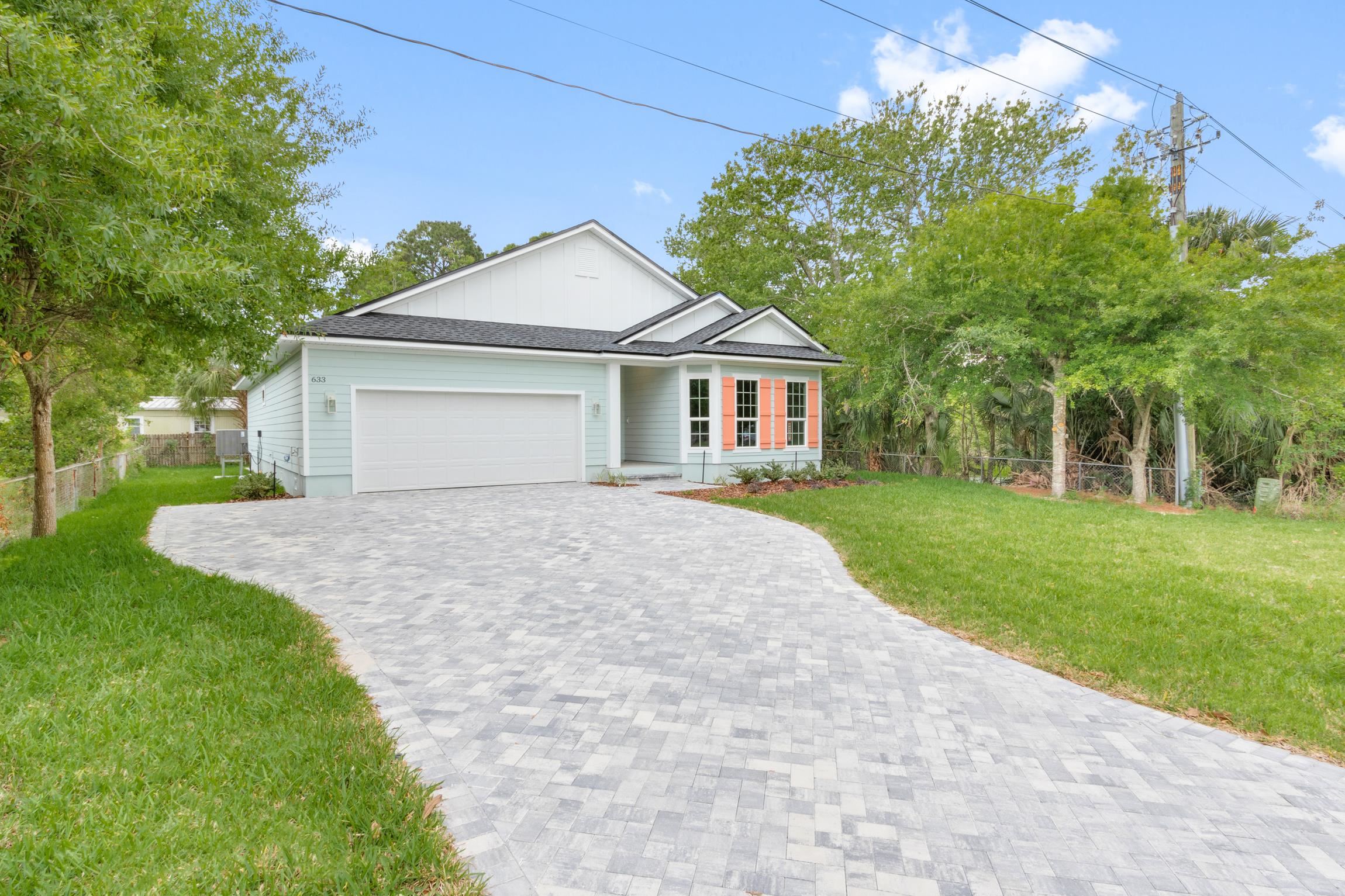 6334 Salado Road St. Augustine, FL 32080 - Photo 30 of 37 a front view of a house with a yard