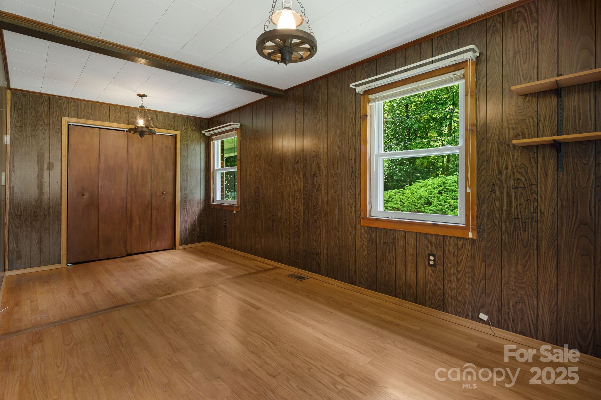 474 Smith Creek Road Mars Hill, NC 28754 - Photo 19 of 27 a view of an empty room with a window