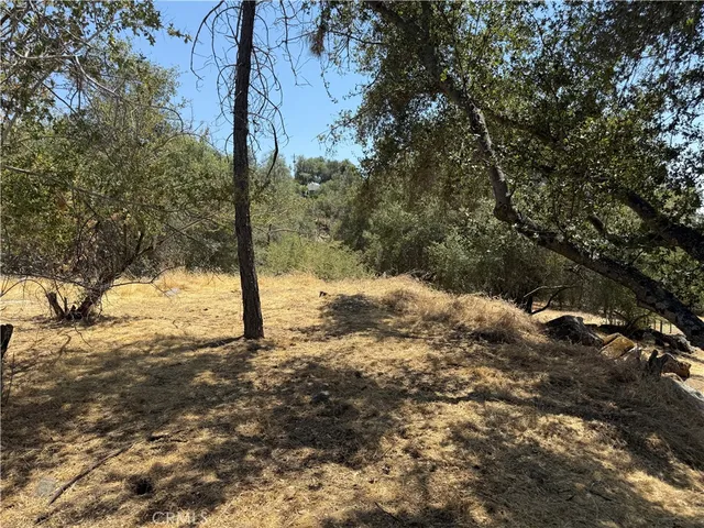 a view of a yard covered in snow
