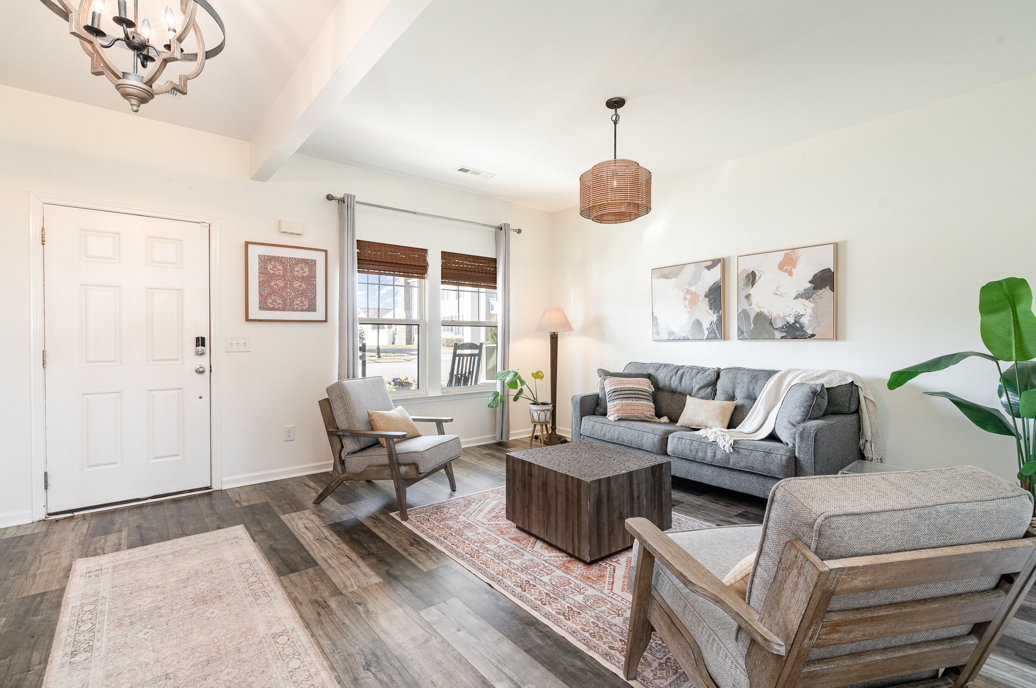 956 Carraway Lane Spring Hill, TN 37174 - Photo 2 of 27 a living room with furniture large window and wooden floor