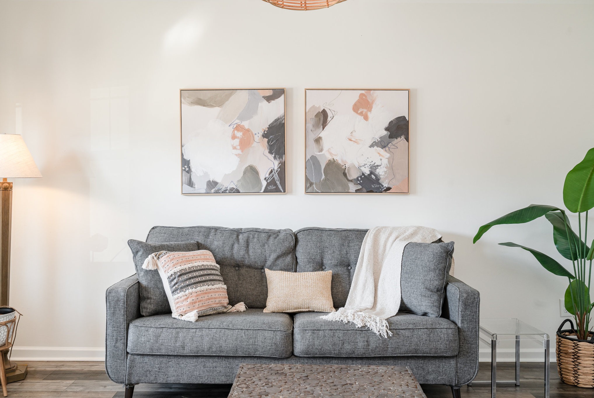 956 Carraway Lane Spring Hill, TN 37174 - Photo 4 of 27 a living room with furniture and a painting on the wall