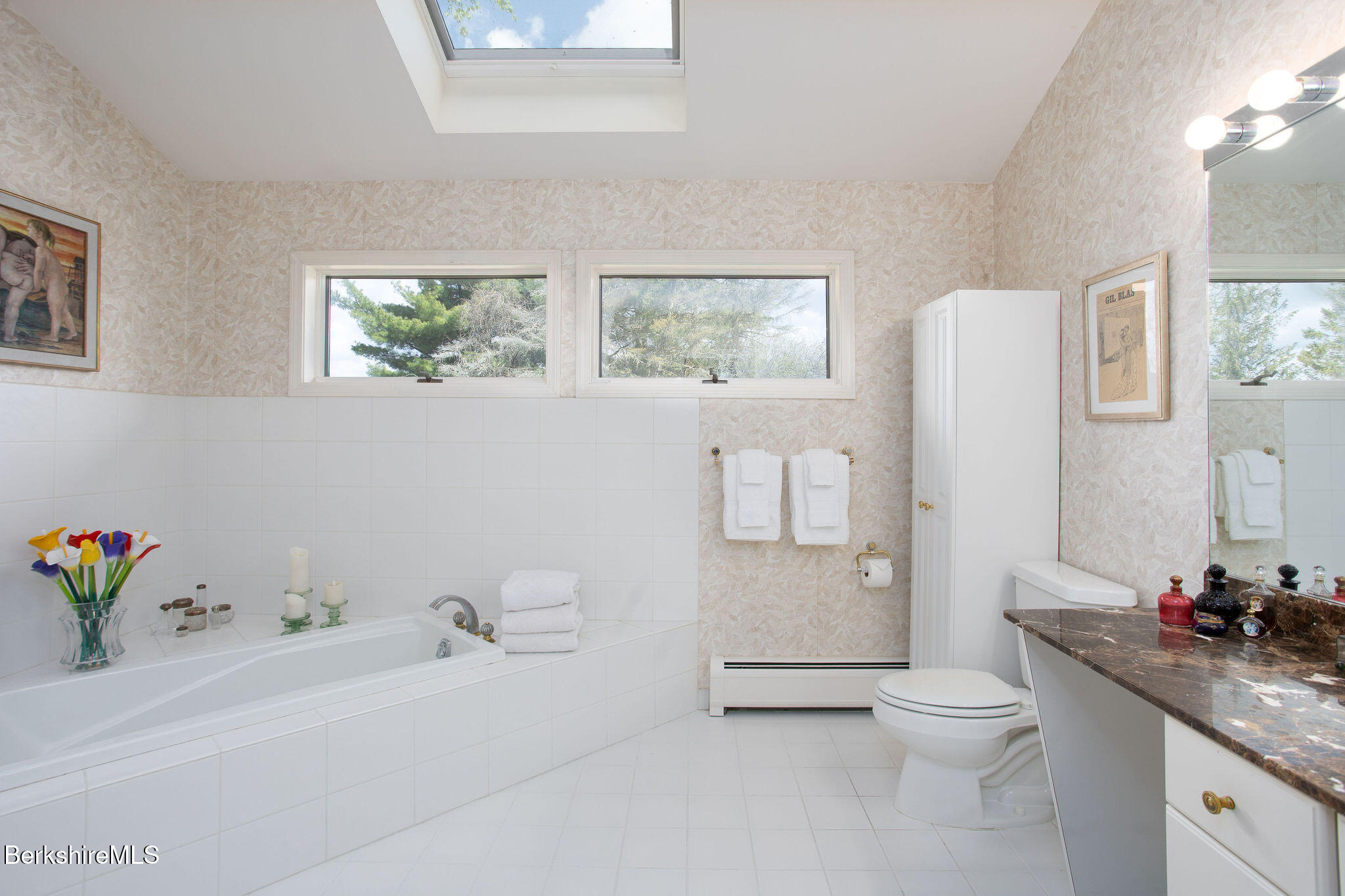 77 Hurlburt Road Great Barrington, MA 01230 - Photo 29 of 48 a bathroom with a sink a toilet and a tub
