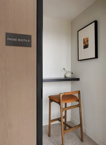 a front view of a building