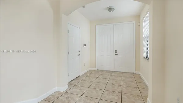 a view of an empty room