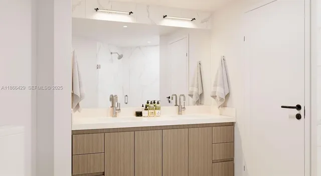 a view of a building with a street