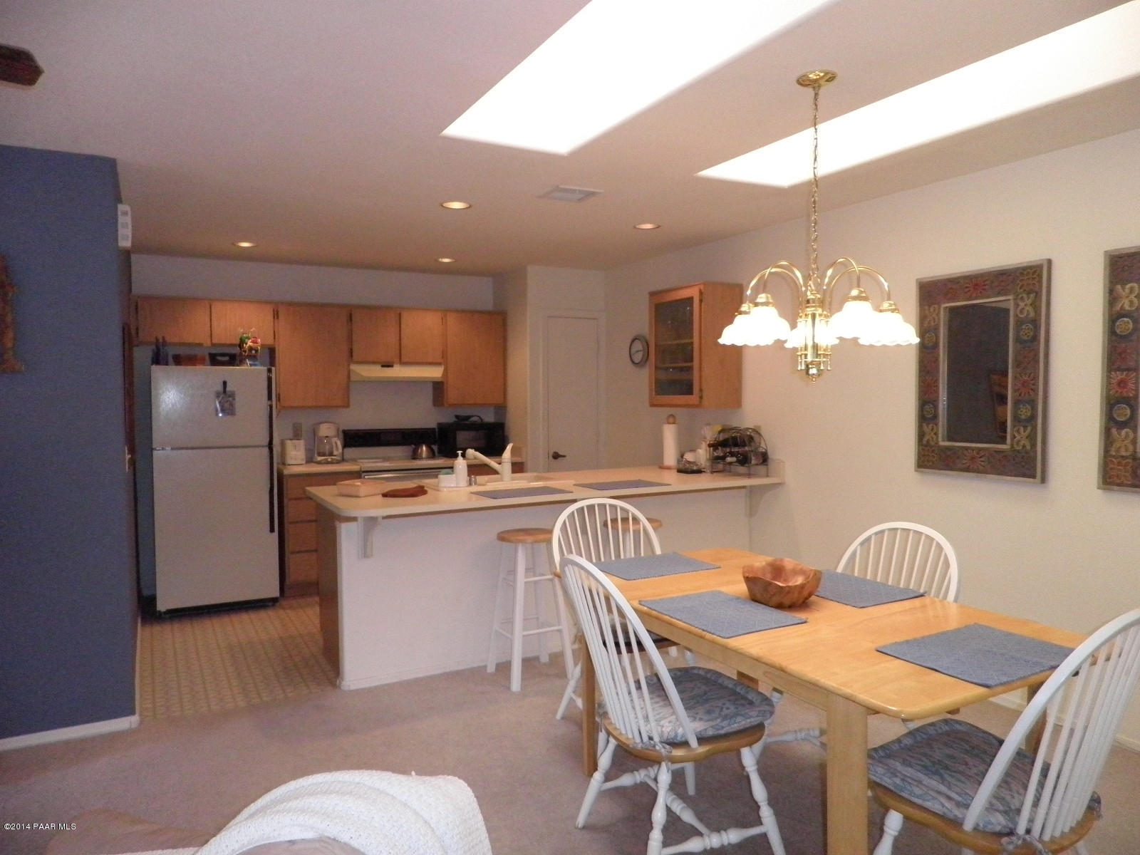 3060 Smokey Road Prescott, AZ 86301 - Photo 5 of 15 kitchen/dining/skylite