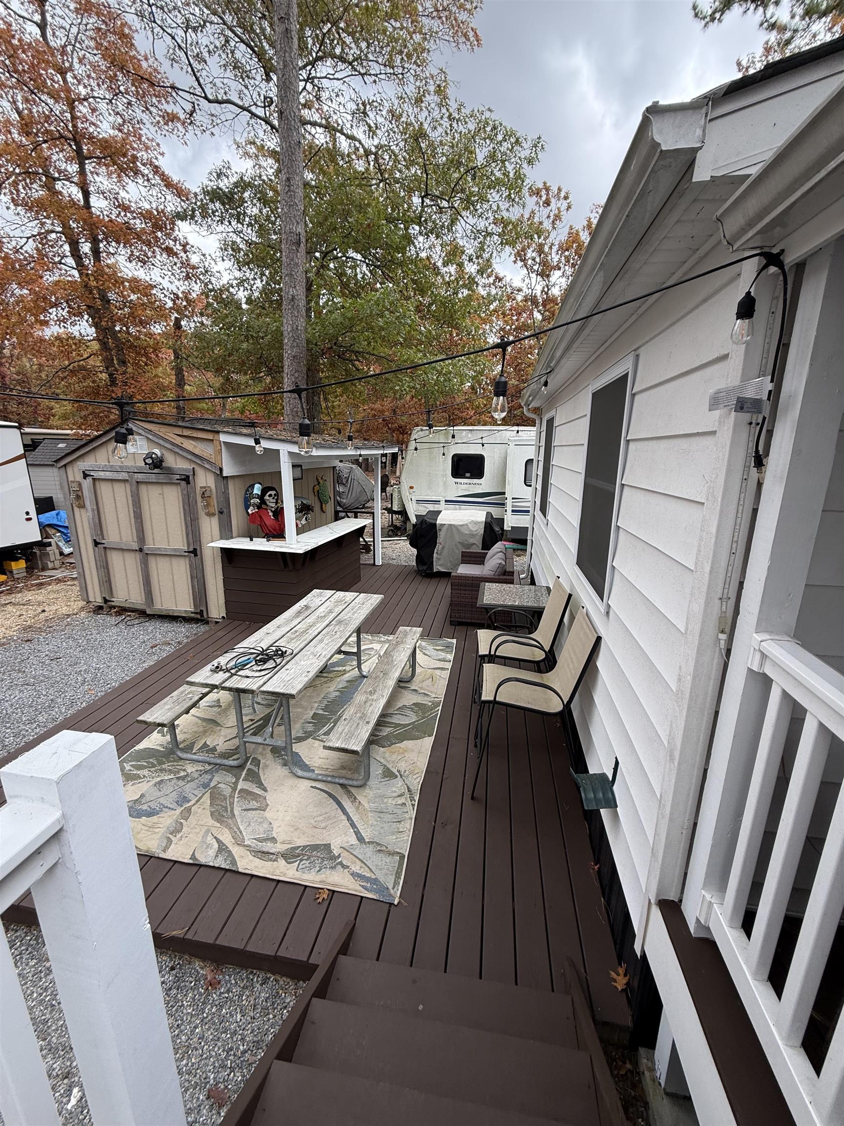 515 Corsons Tavern Road Ocean View, NJ 08230 - Photo 15 of 23 a view of balcony with furniture